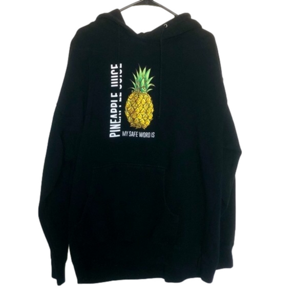 Independent Trading Co Other - INDEPENDENT TRADING CO Black Pineapple Funny Graphic Drawstring Hoodie